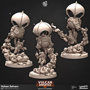 Dwarf Artificer Miniature - resin tabletop miniature front view