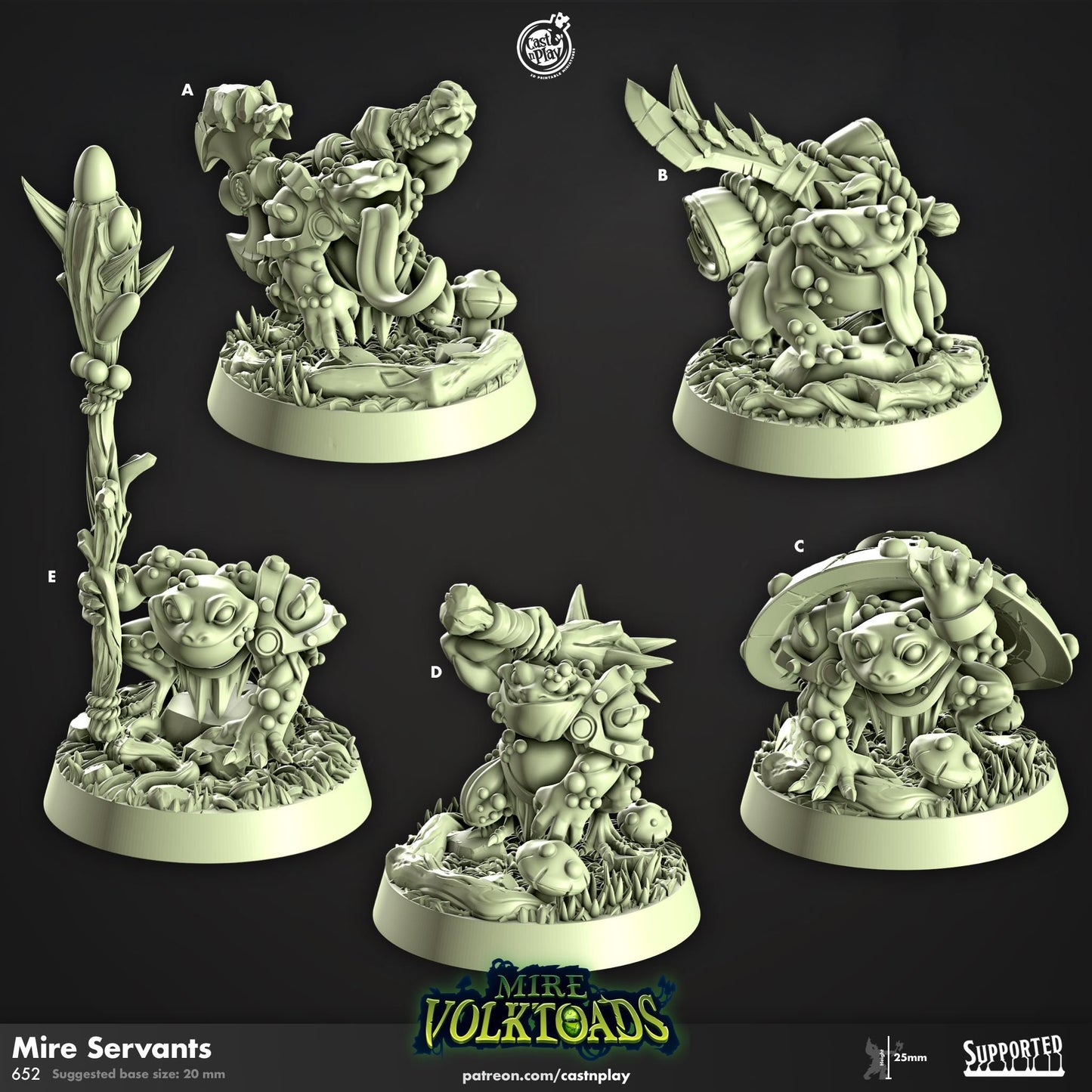 Grung Sorcerer Miniature