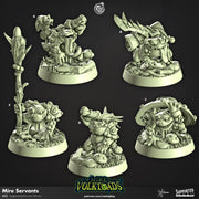 Grung Sorcerer Miniature - resin tabletop miniature front view
