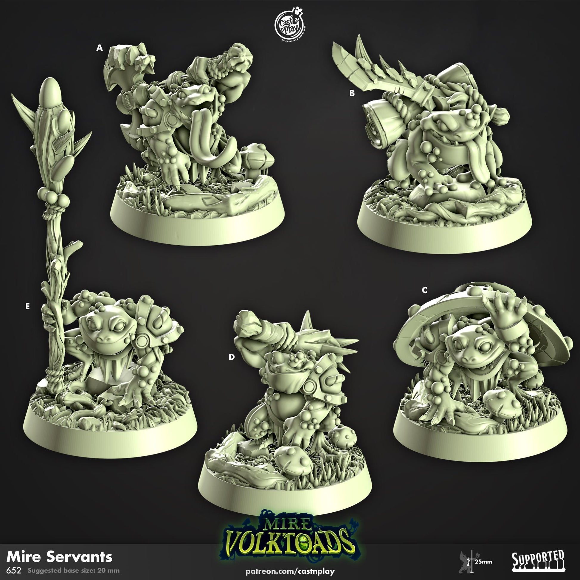 Grung Sorcerer Miniature