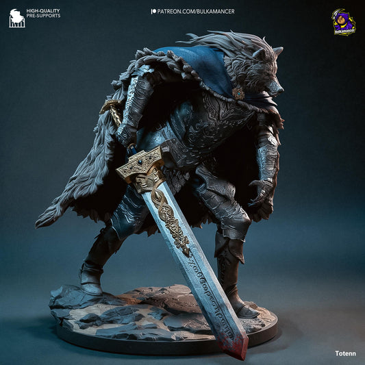 Blaidd the Half Wolf Figure - Elden Ring - Alternate view 2