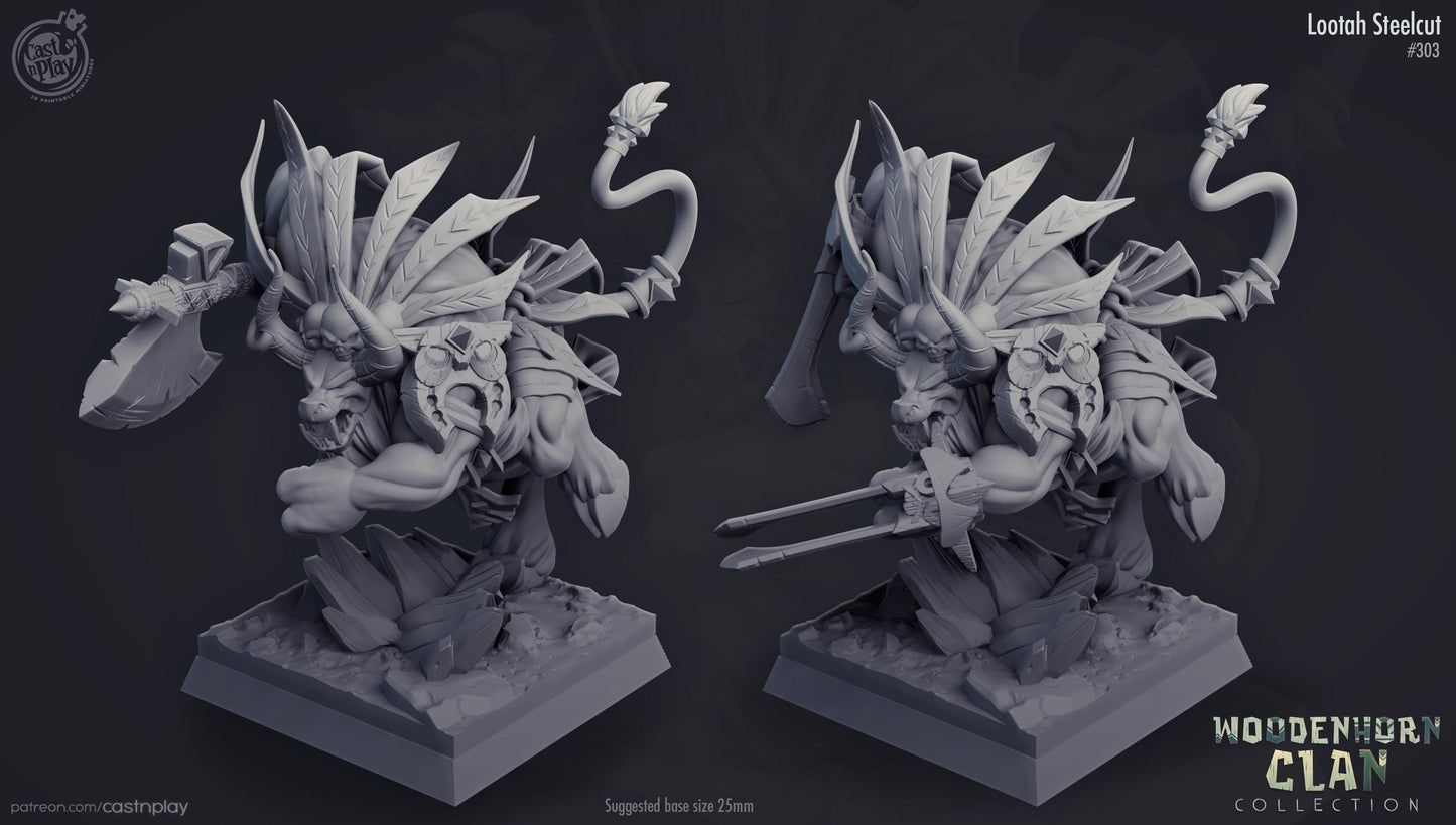 Minotaur Fighter Miniature