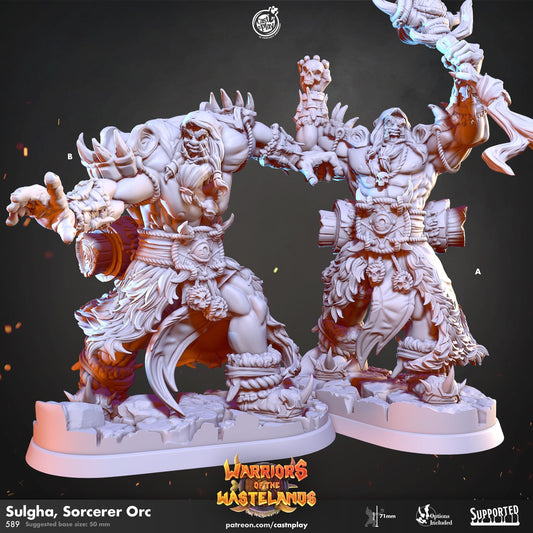 Orc Sorcerer Miniature