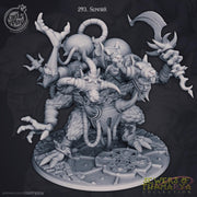 Ratfolk Miniature - resin tabletop miniature front view