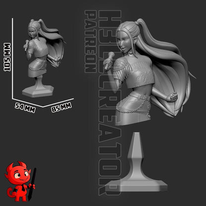 Mira KPop Demon Hunters Bust - Alternate view 7