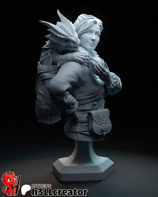 Zoe Split Fiction Bust - Alternate view 2