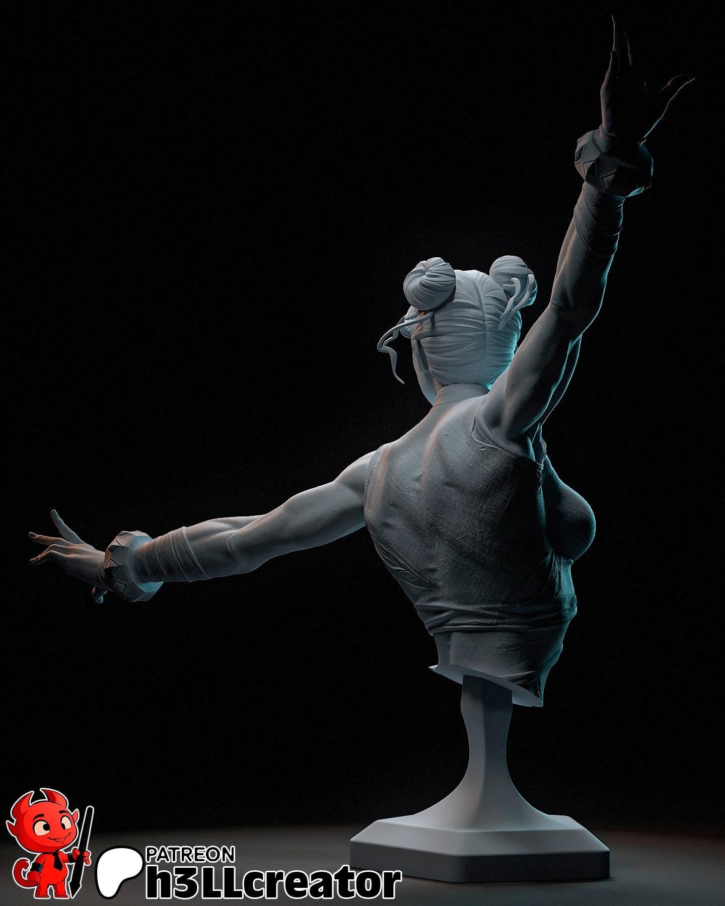 Chun Li Bust - Street Fighter - Alternate view 3