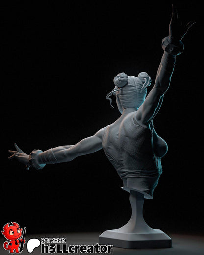 Chun Li Bust - Street Fighter - Alternate view 3