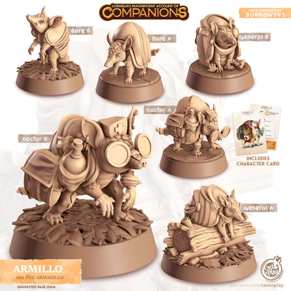 Armadillo Animal Companion Miniature
