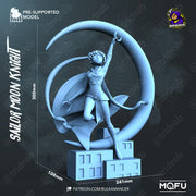 Sailor Moon Knight Figure - resin tabletop miniature front view
