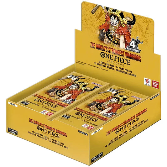 One Piece Card Game OP-17: The World's Strongest Warriors Booster Box - English - official sealed English booster box image