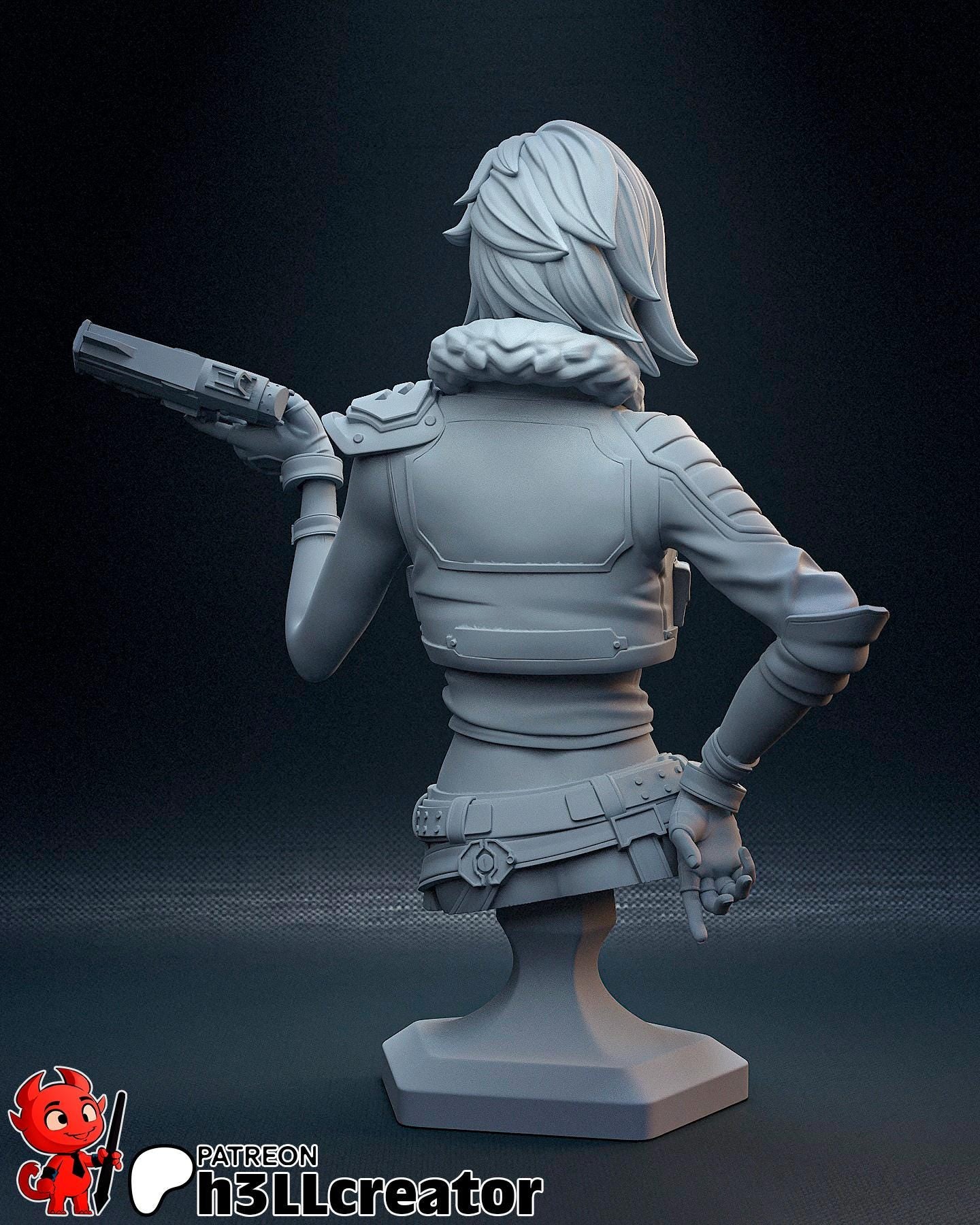Lilith Borderlands 3 Bust - Alternate view 3