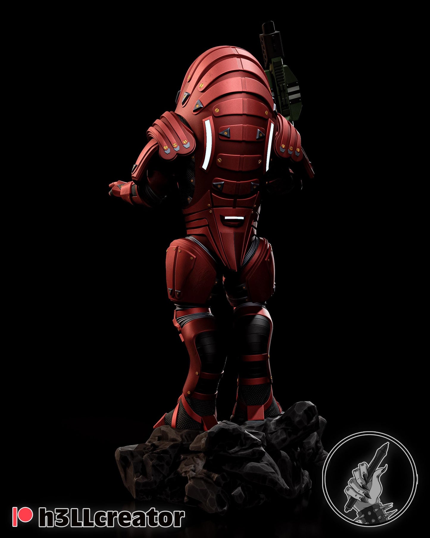 Wrex Figure - Mass Effect - Alternate view 2