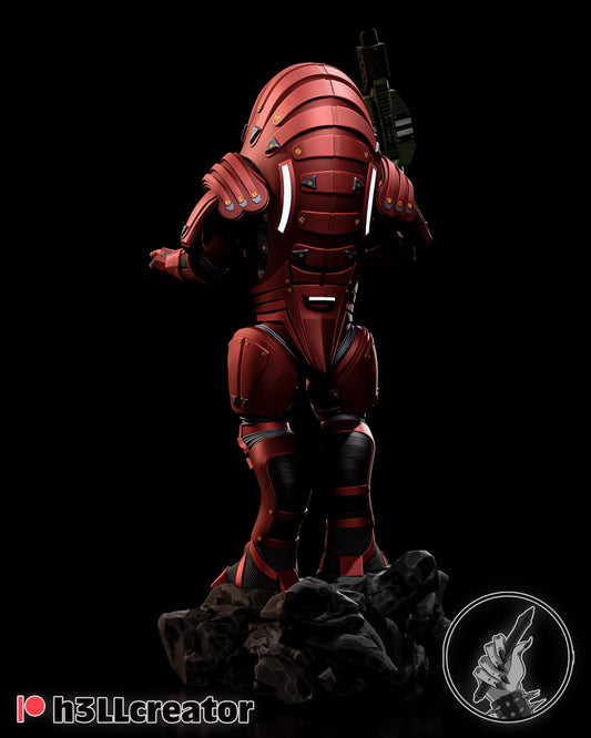 Wrex Figure - Mass Effect - Alternate view 2