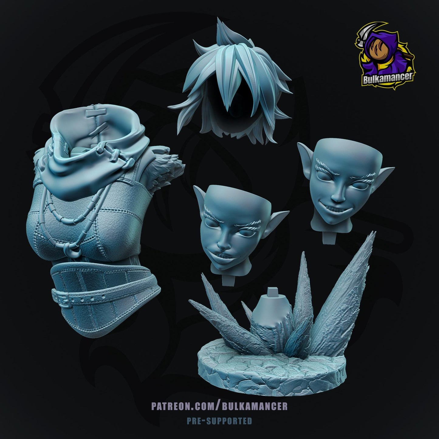 Wenduag Bust - Wrath of the Righteous - Alternate view 3