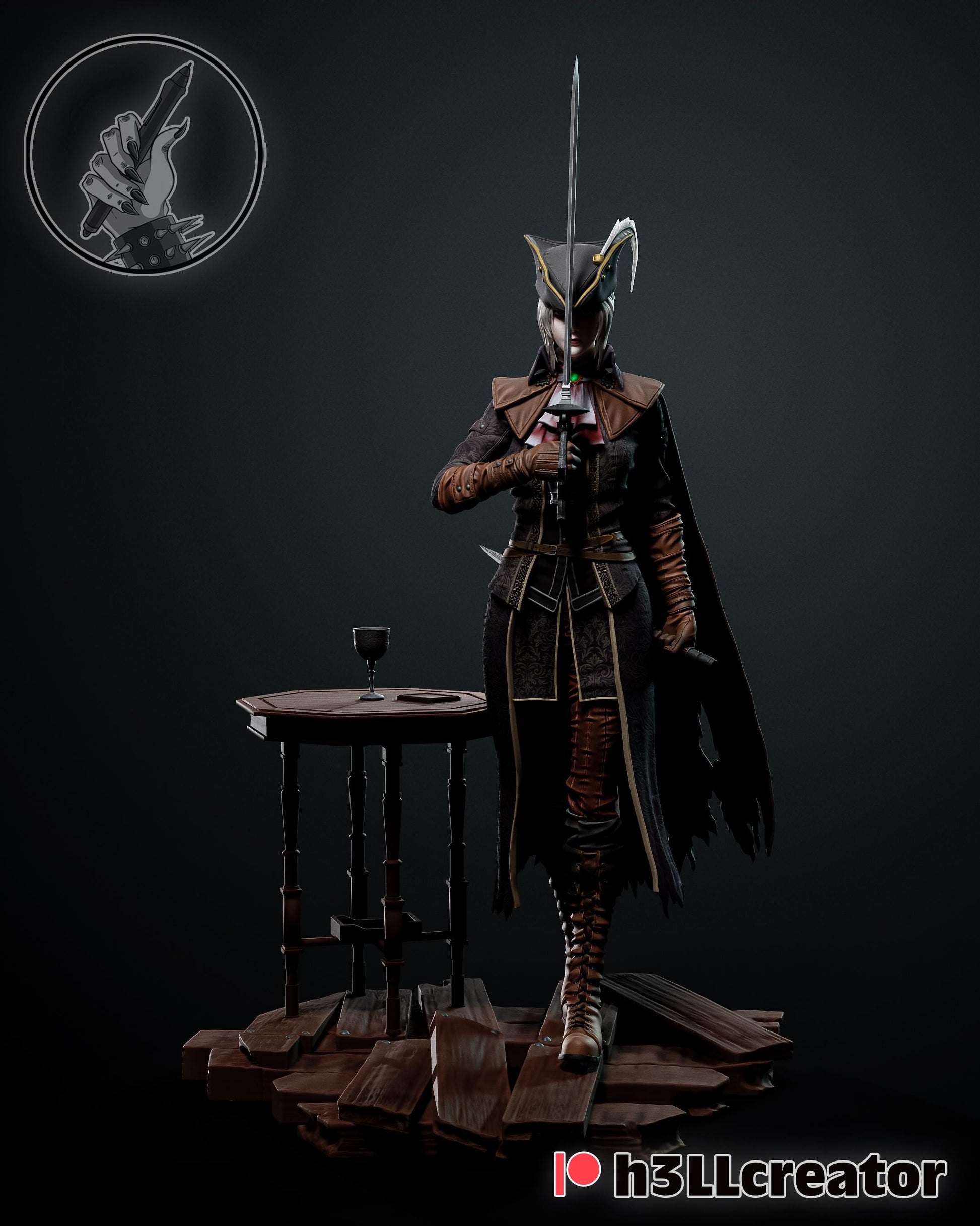 Lady Maria Bloodborne Figure