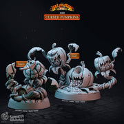Pumpkin Miniature - resin tabletop miniature front view