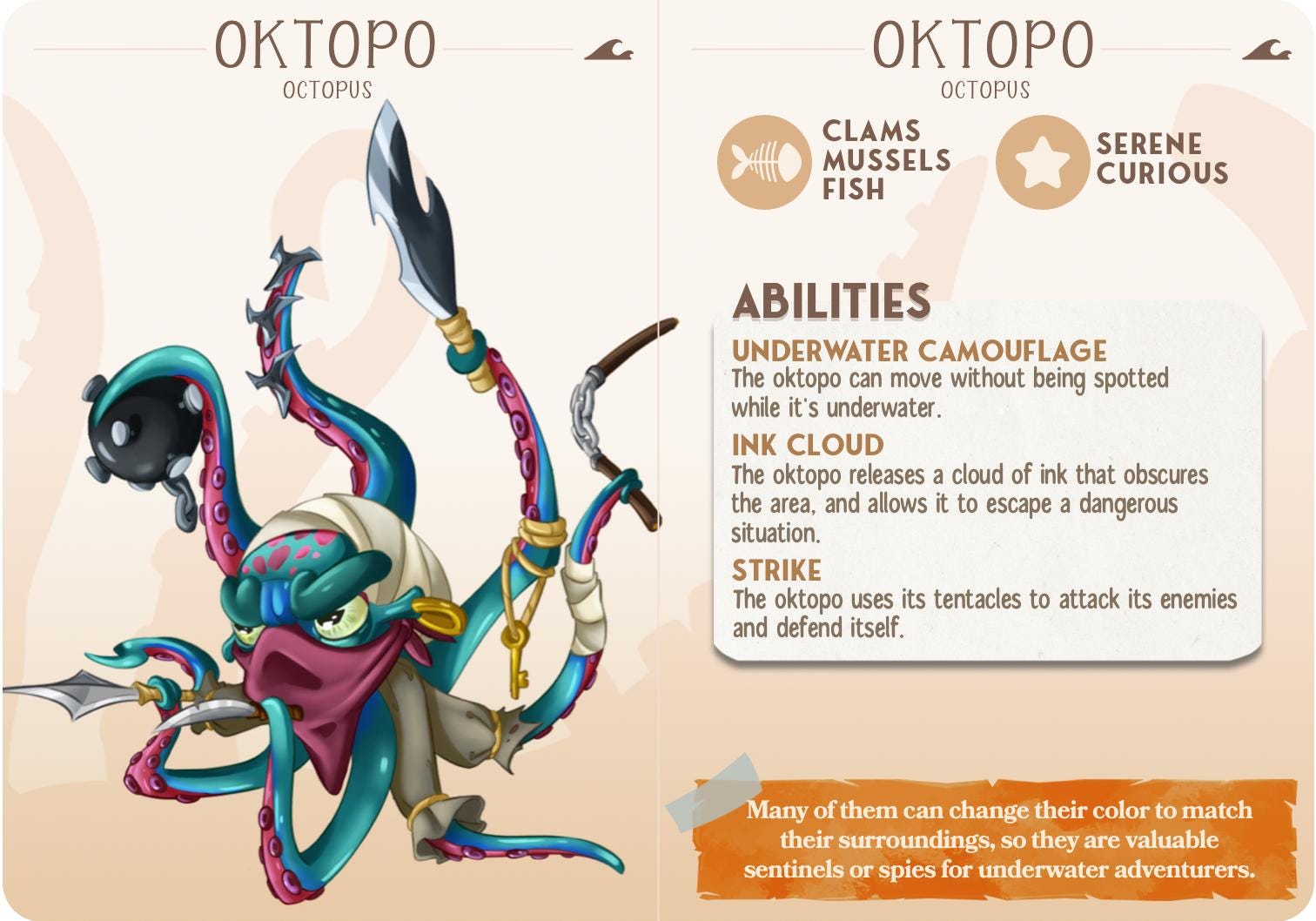 Octopus Animal Companion Miniature - Alternate view 2