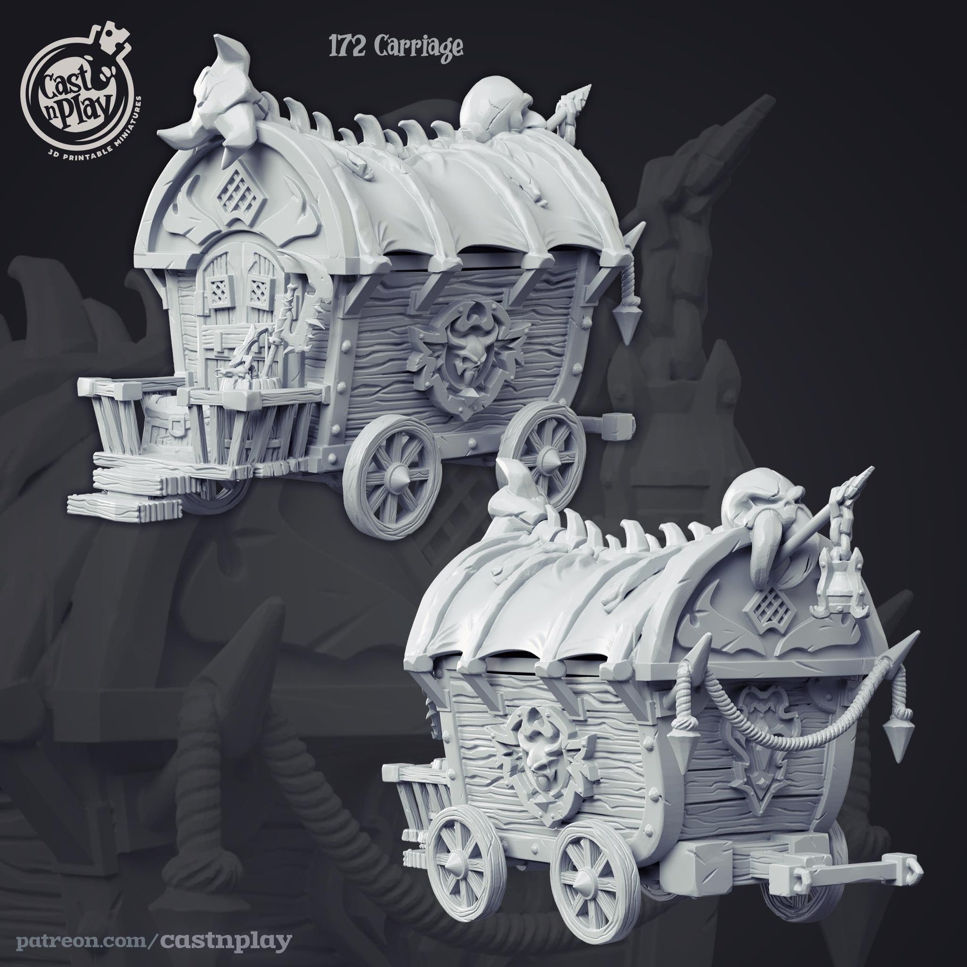Demon Hunters Carriage Terrain Set
