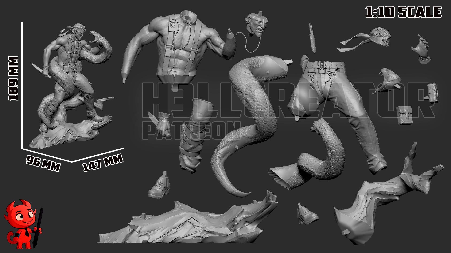 Big Boss Metal Gear Solid Snake Figure - Alternate view 8