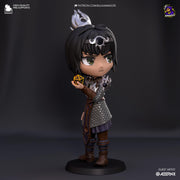 Shadowheart Chibi Figure - Baldur's Gate 3 - resin tabletop miniature front view