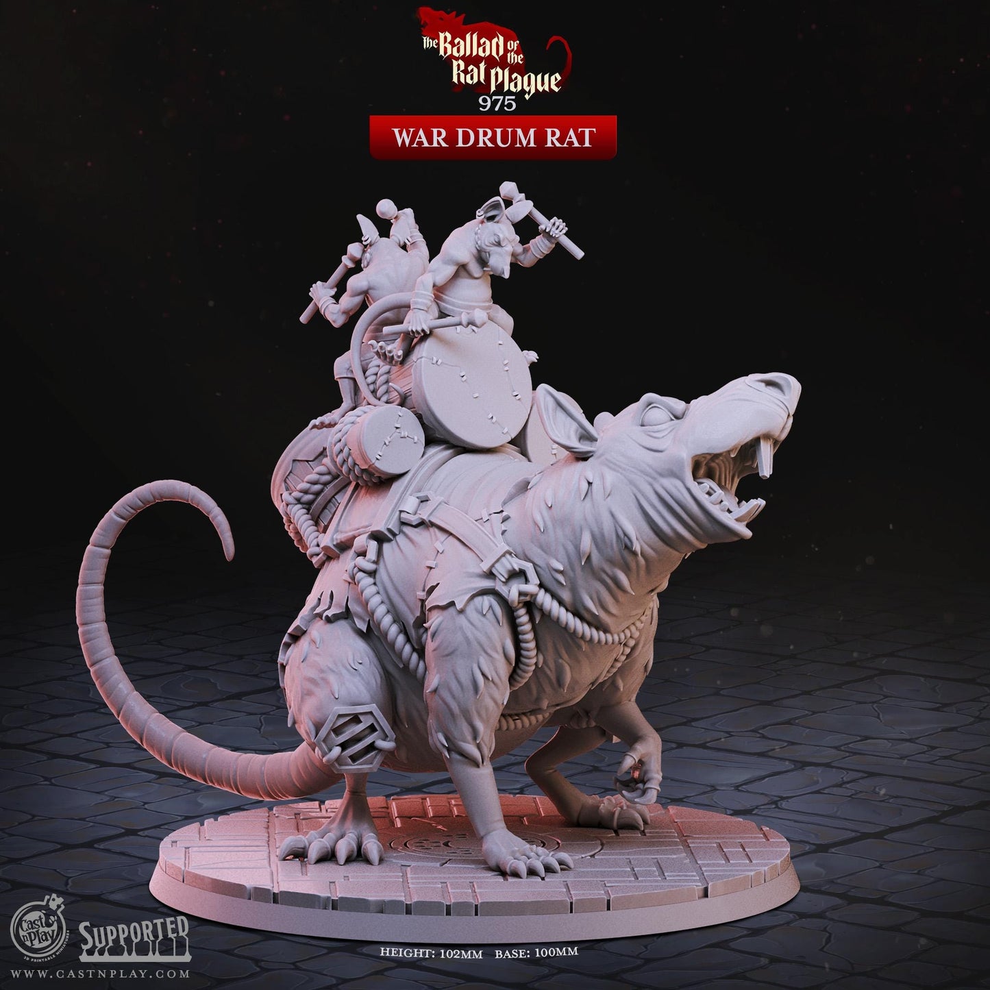 Ratfolk Miniature - Alternate view 2