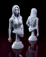 Trish Devil May Cry 4 Bust - resin tabletop miniature front view