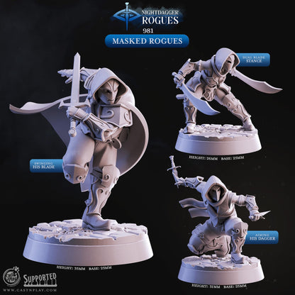 Changeling Rogue Miniature - Alternate view 2