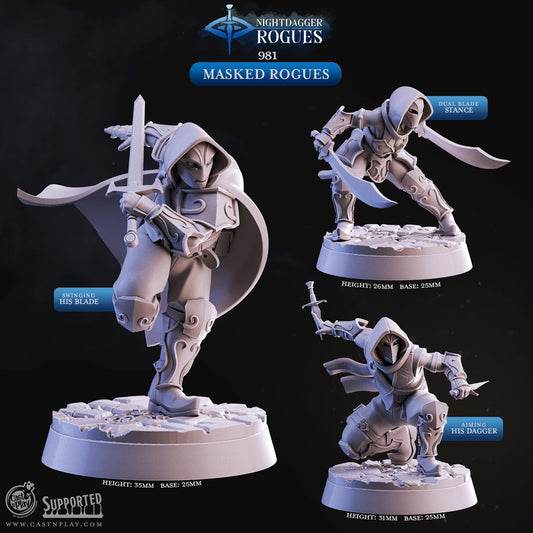Changeling Rogue Miniature - Alternate view 2