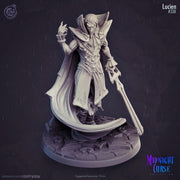 Vampire Miniature - resin tabletop miniature front view