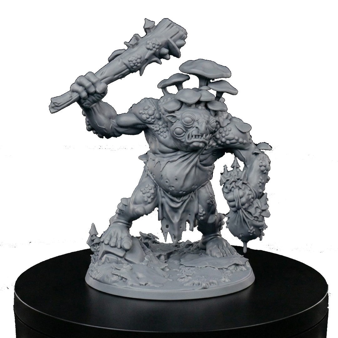 Fungal Troll miniature by Late Night Miniatures