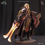 Leona Figure - League of Legends - resin tabletop miniature front view