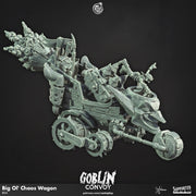 Goblin Convoy Miniature - resin tabletop miniature front view