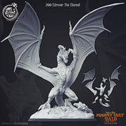 Elder Dragon Miniature - resin tabletop miniature front view