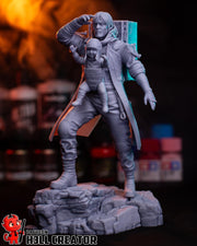 Sam Porter Bridges Death Stranding 2 Figure - resin tabletop miniature front view
