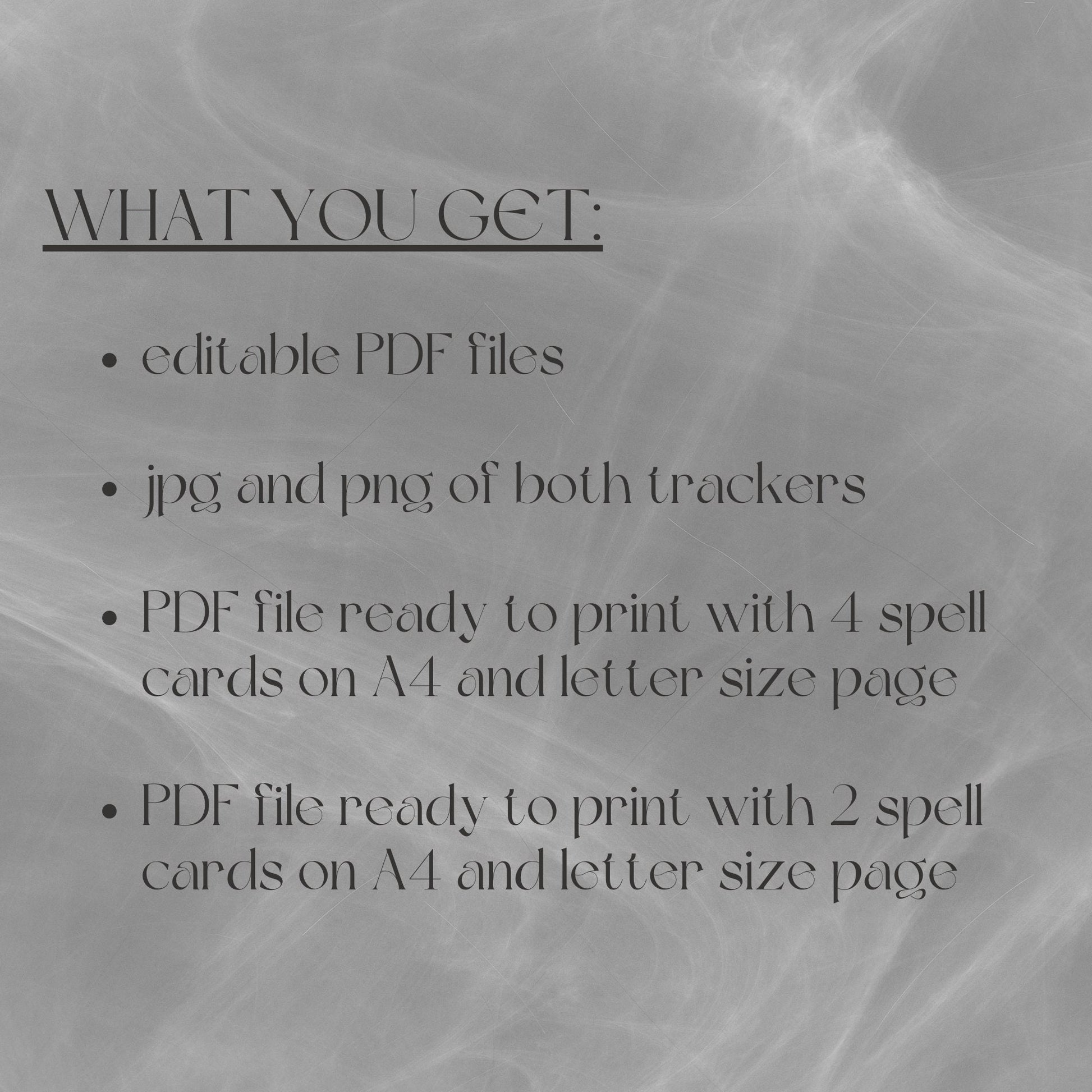 Fillable Spell Cards - Alternate view 3