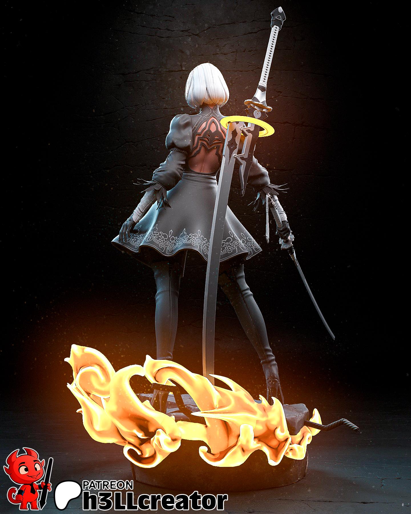 2B YoRHa No. 2 Type B Figure - Alternate view 3