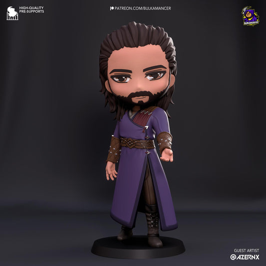 Gale Chibi Resin Figurine | Baldur's Gate 3 | FAN Made