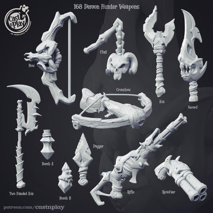 Demon Hunters Collection Weapons Set Terrain