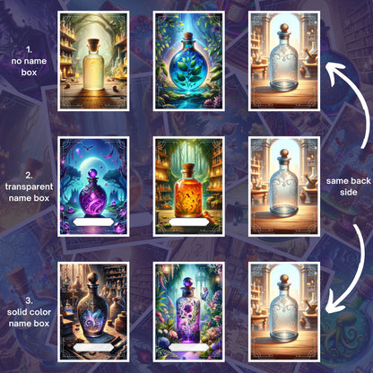 Potions and Elixirs Cards - Alternate view 2