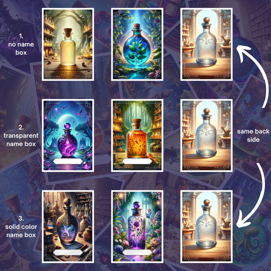 Potions and Elixirs Cards - Alternate view 2