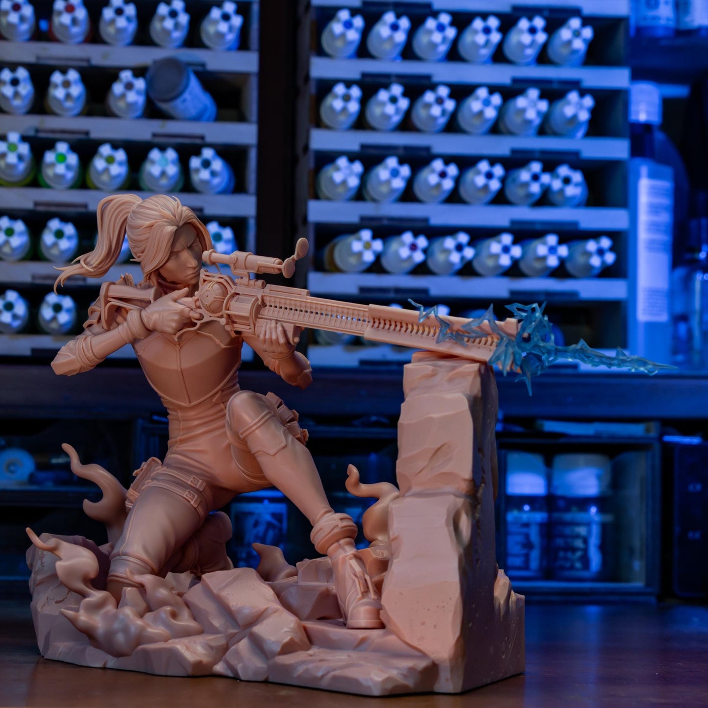 Caitlyn Resin Miniature Figurine I Game Character I LoL Arcane I Gift for Him Her I Birthday Gift I Anime