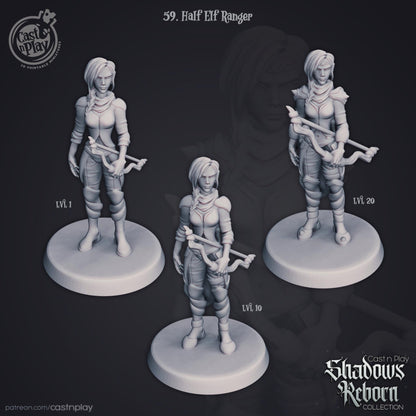 Half Elf Ranger Miniature