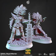 Troll Warrior Miniature - resin tabletop miniature front view