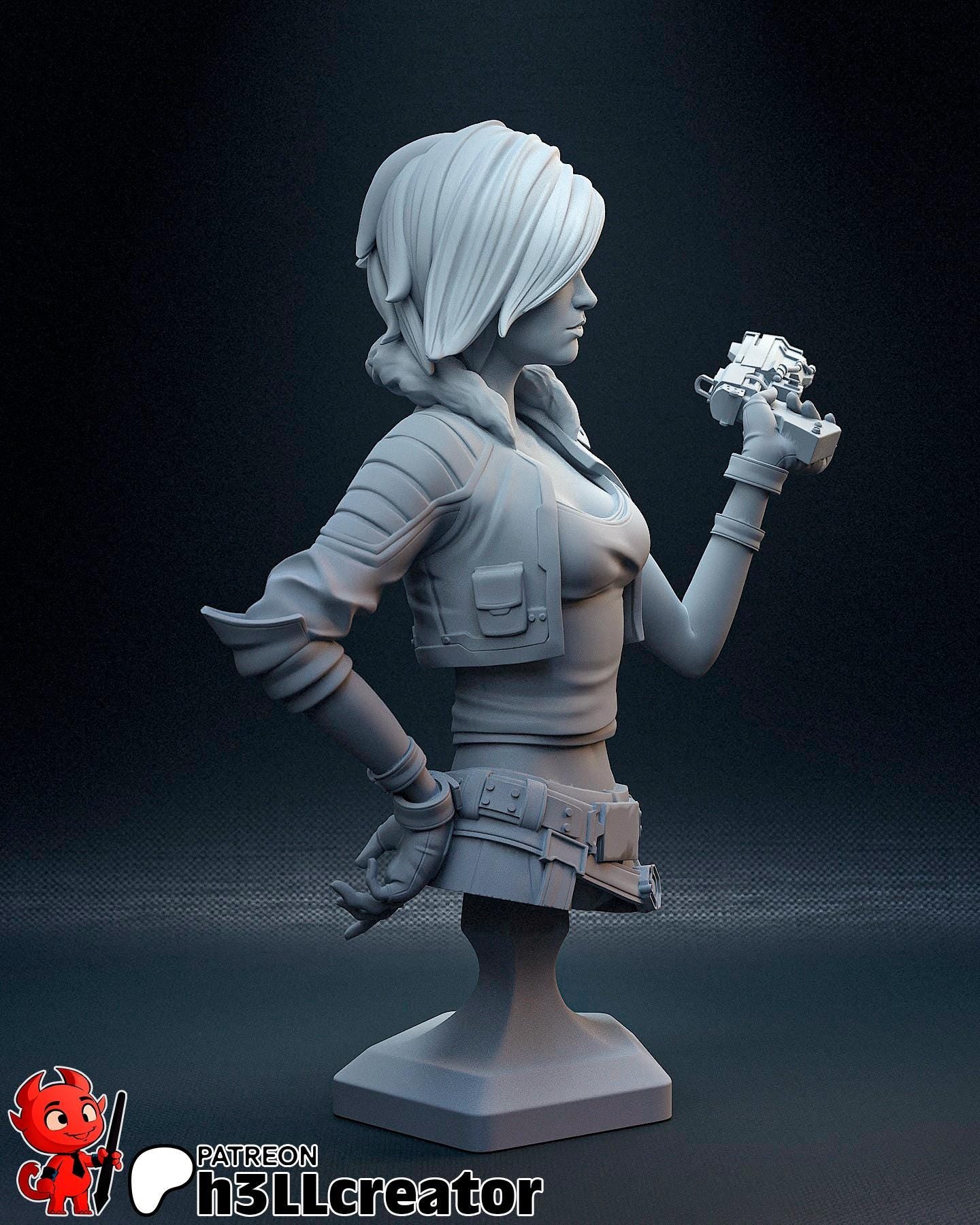 Lilith Borderlands 3 Bust - Alternate view 2