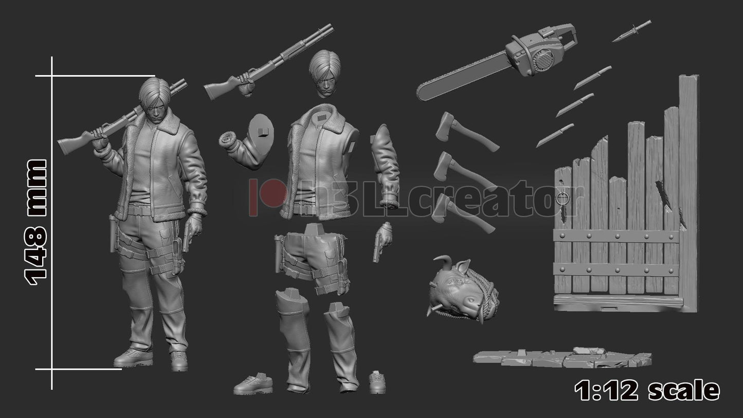Leon Kennedy Residual Evil 4 Remake Figure - Alternate view 8