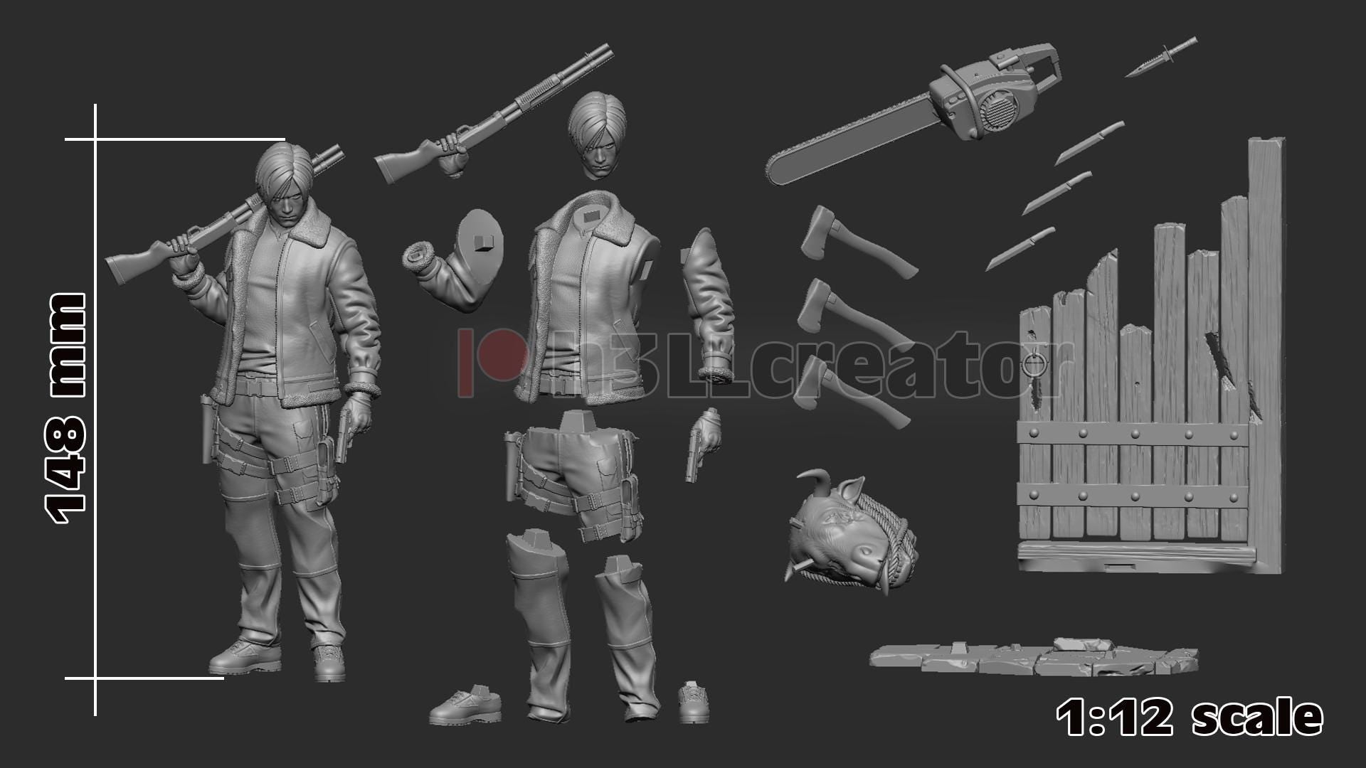 Leon Kennedy Residual Evil 4 Remake Figure - Alternate view 8