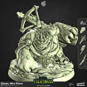 Grung Ranger Miniature - resin tabletop miniature front view