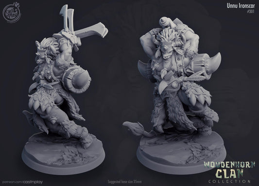Minotaur Fighter Miniature