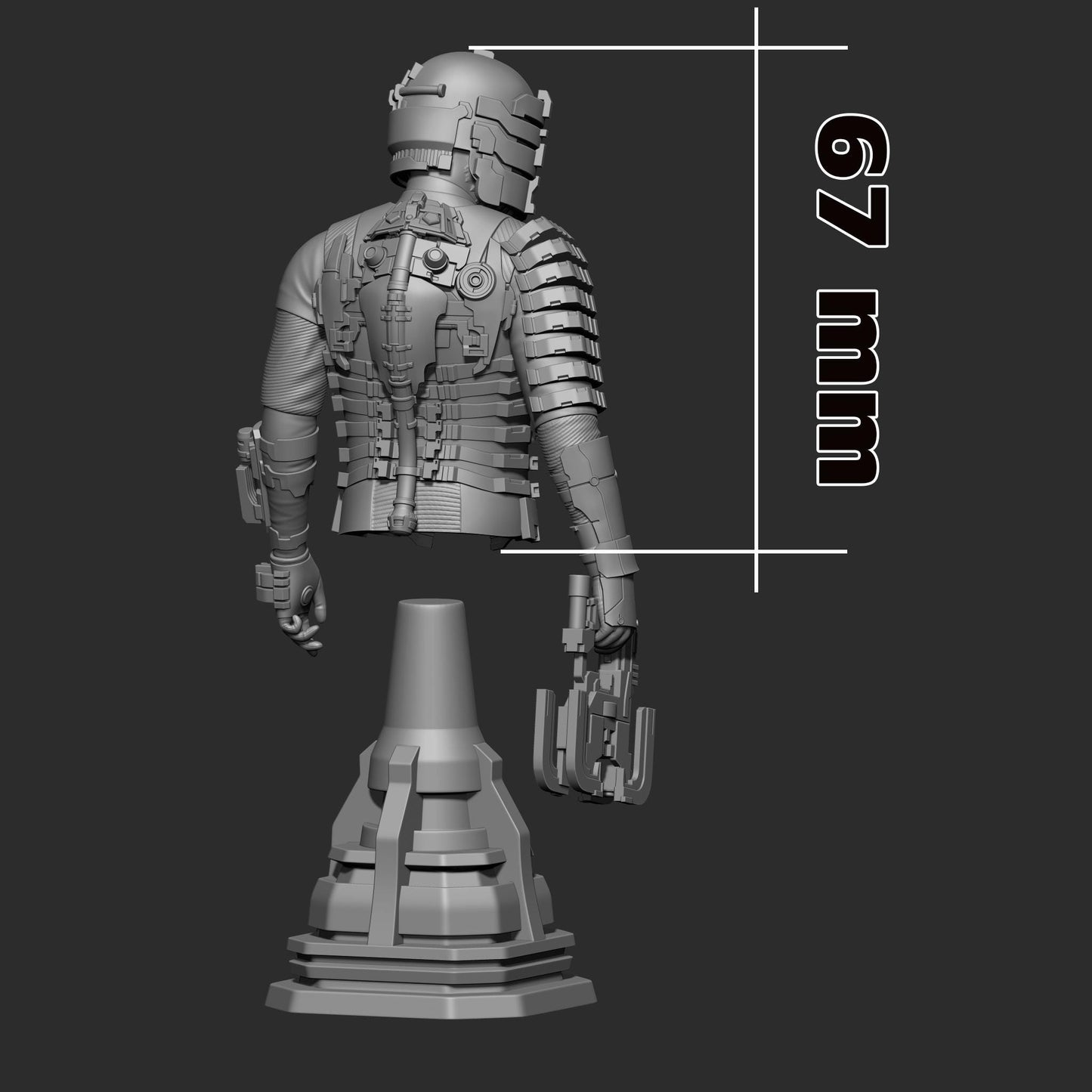 Isaac Clarke Dead Space Bust - Alternate view 4